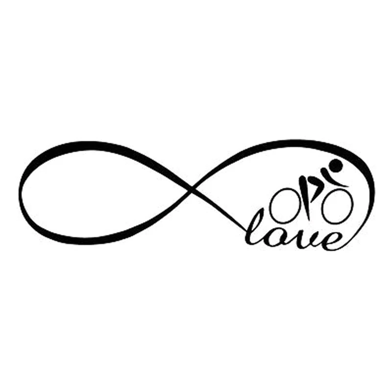 20X6.3CM INFINITY lOVE CYCLING BIKE Sticker Vinyl Decal Car-styling Car Accessories
20X6.3CM INFINITY lOVE CYCLING BIKE Sticker Vinyl Decal Car-styling Car Accessories