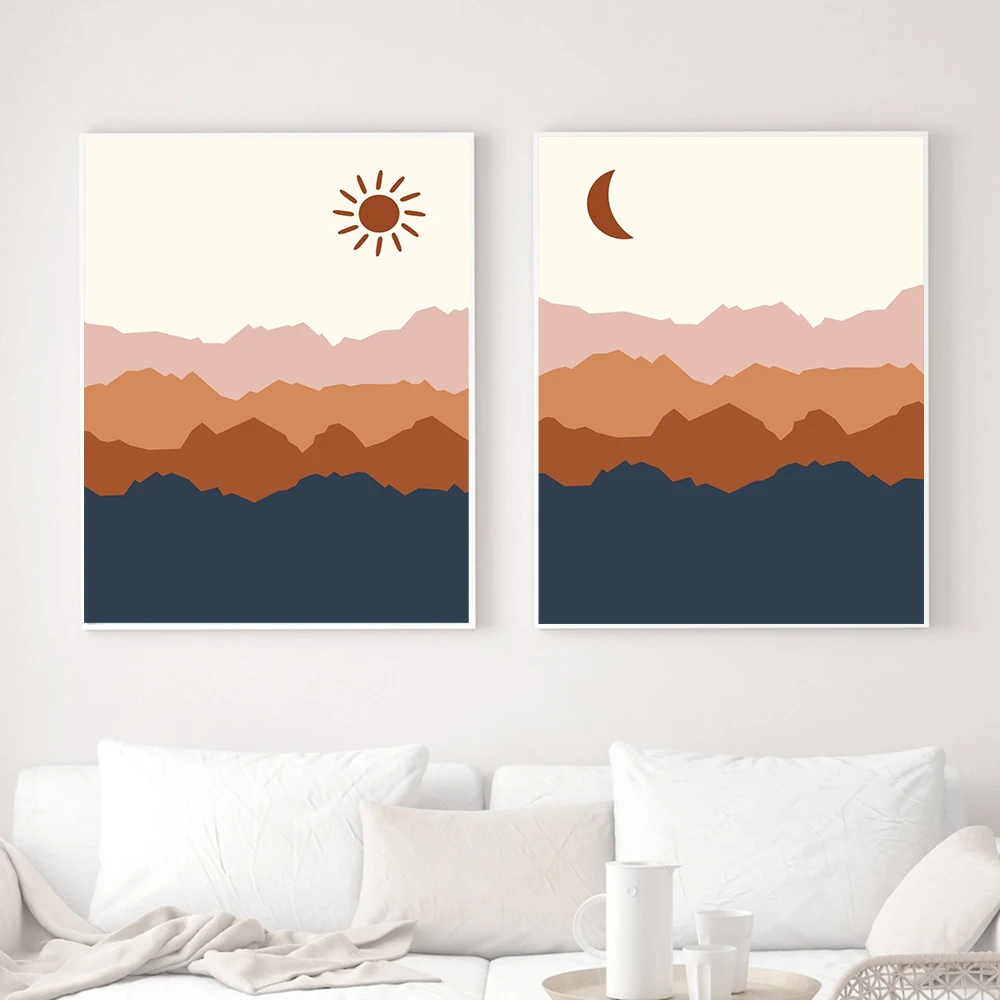 Abstract Landscape Moon Poster Sun Painting Posters Neutral Wall Art Canvas Print Mountain Nordic Wall Pictures Boho Home Decor
Abstract Landscape Moon Poster Sun Painting Posters Neutral Wall Art Canvas Print Mountain Nordic Wall Pictures Boho Home Decor