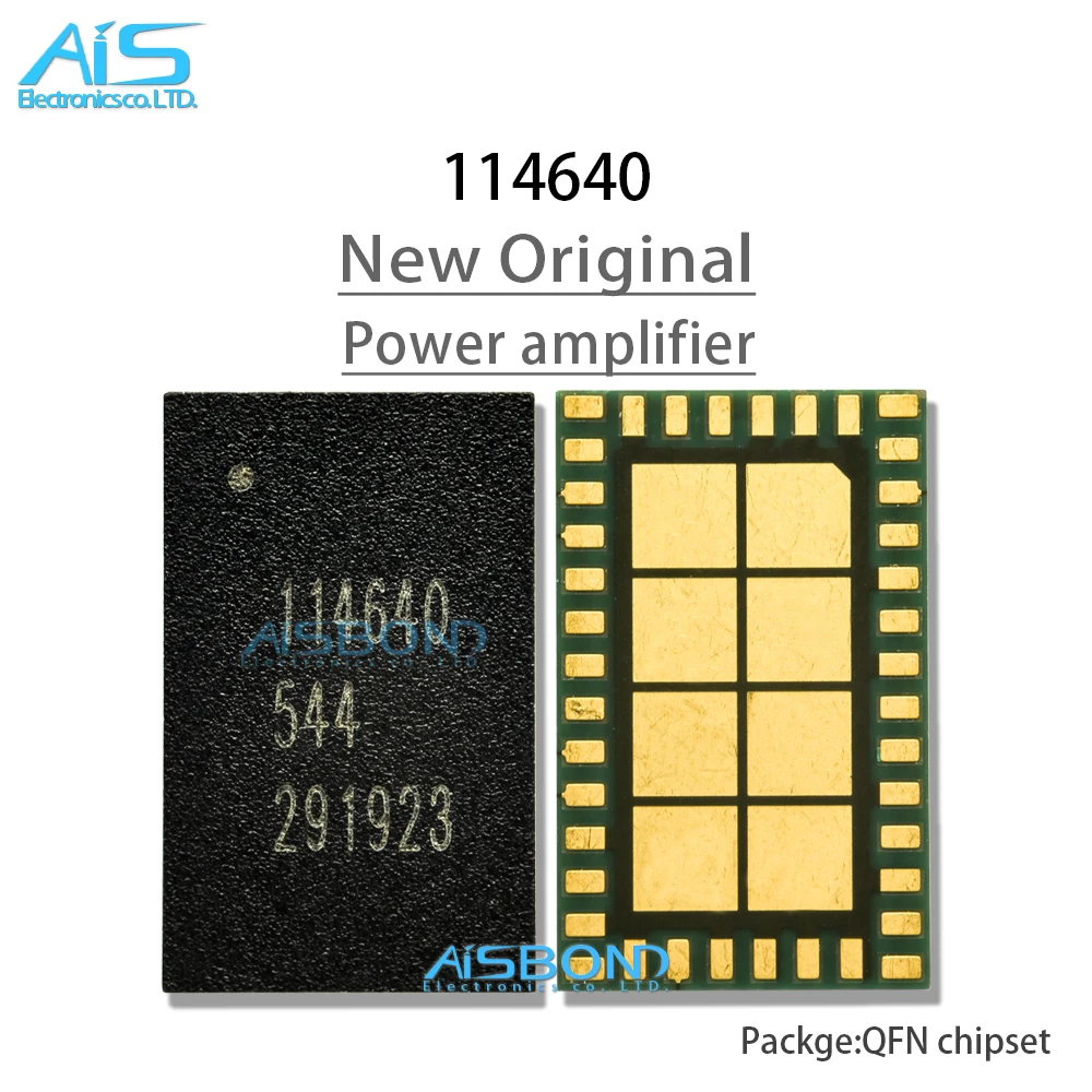 2 шт./лот 114640 PA IC для Samsung S10 S10+ усилитель мощности IC чип модуля сигнала
2 шт./лот 114640 PA IC для Samsung S10 S10+ усилитель мощности IC чип модуля сигнала