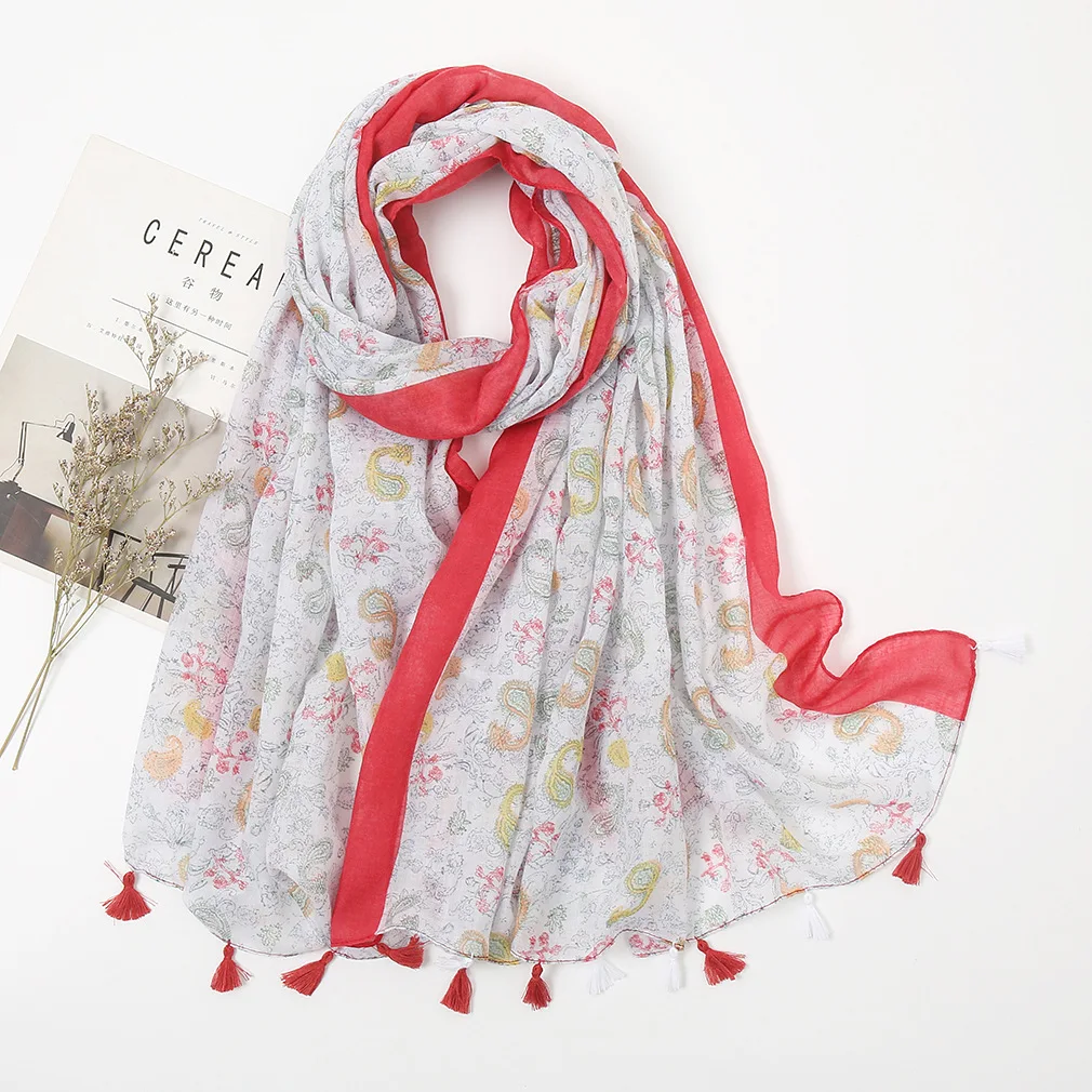 2021 Newest Paisley Floral Print Tassel Scarf Shawls Long Soft Blossom Pattern Scarves Hijab Wrap
2021 Newest Paisley Floral Print Tassel Scarf Shawls Long Soft Blossom Pattern Scarves Hijab Wrap