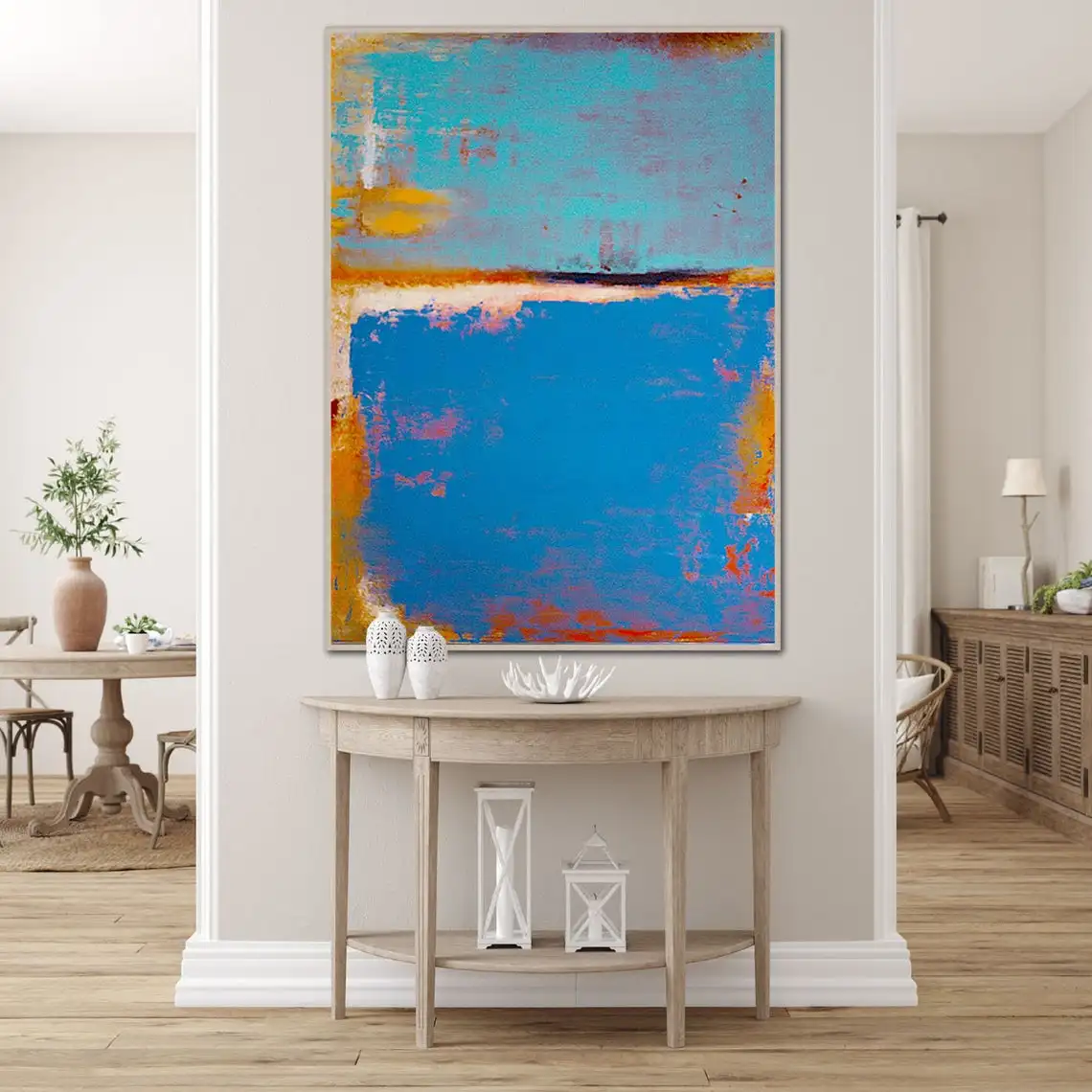Hand Painted Minimalist Abstract Painting On Canvas Nordic Decoration Large Wall Art Blue Modern Oil Painting Living Room Decor
Hand Painted Minimalist Abstract Painting On Canvas Nordic Decoration Large Wall Art Blue Modern Oil Painting Living Room Decor