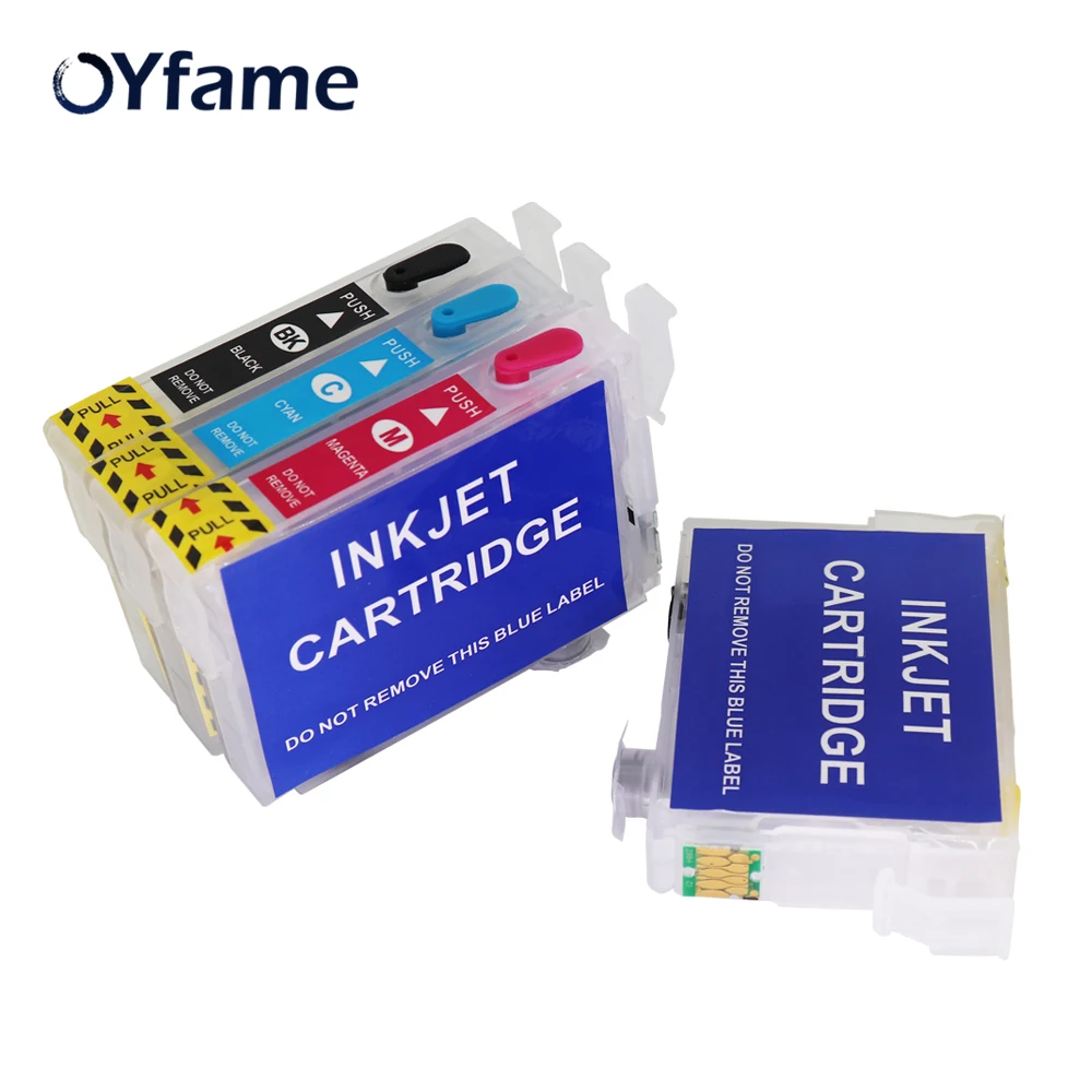 Картридж OYfame T2971 XP231 XP241 для Epson T2971, многоразовый картридж с чернилами для Epson XP-431 XP-441 с одноразовыми чипами
Картридж OYfame T2971 XP231 XP241 для Epson T2971, многоразовый картридж с чернилами для Epson XP-431 XP-441 с одноразовыми чипами