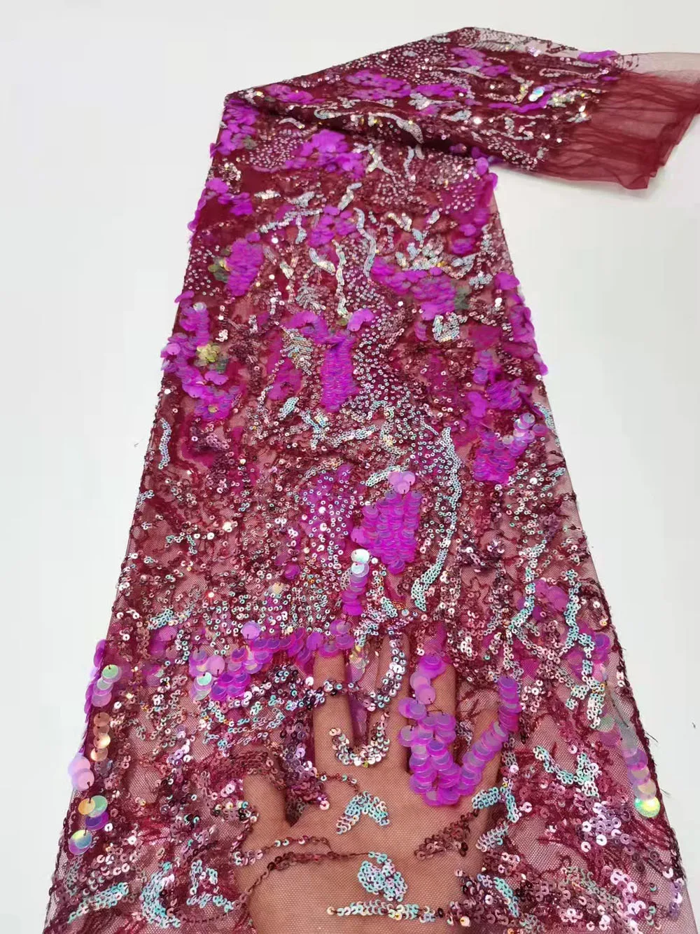 Sequins Stack Craft Beautiful African Lace Fabric Tulle Embroidery Sewing Design Supplies Accessories Banquet Prom Party Dress
Sequins Stack Craft Beautiful African Lace Fabric Tulle Embroidery Sewing Design Supplies Accessories Banquet Prom Party Dress