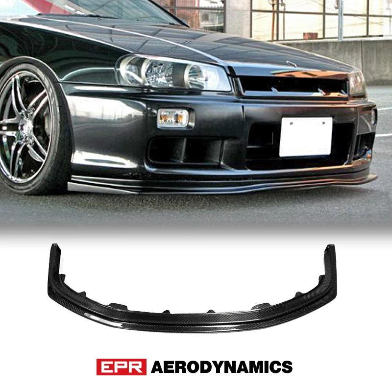 Car Accessories For Nissan R34 GTT 99-02 Carbon Fiber Type D1 Style Front Lip Glossy Fiber Bumper Splitter Racing Spoilers Kits
Car Accessories For Nissan R34 GTT 99-02 Carbon Fiber Type D1 Style Front Lip Glossy Fiber Bumper Splitter Racing Spoilers Kits