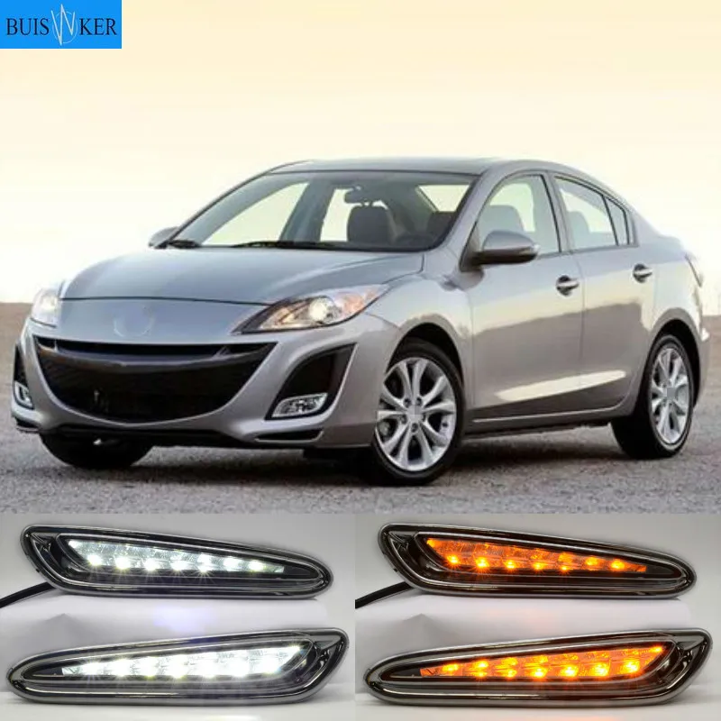 2PCS 12V Car DRL Lamp LED Daytime Running Light Daylight For Mazda 3 2013 2012 2011 2010 Yellow Turn Signal Function Fog Lamp
2PCS 12V Car DRL Lamp LED Daytime Running Light Daylight For Mazda 3 2013 2012 2011 2010 Yellow Turn Signal Function Fog Lamp