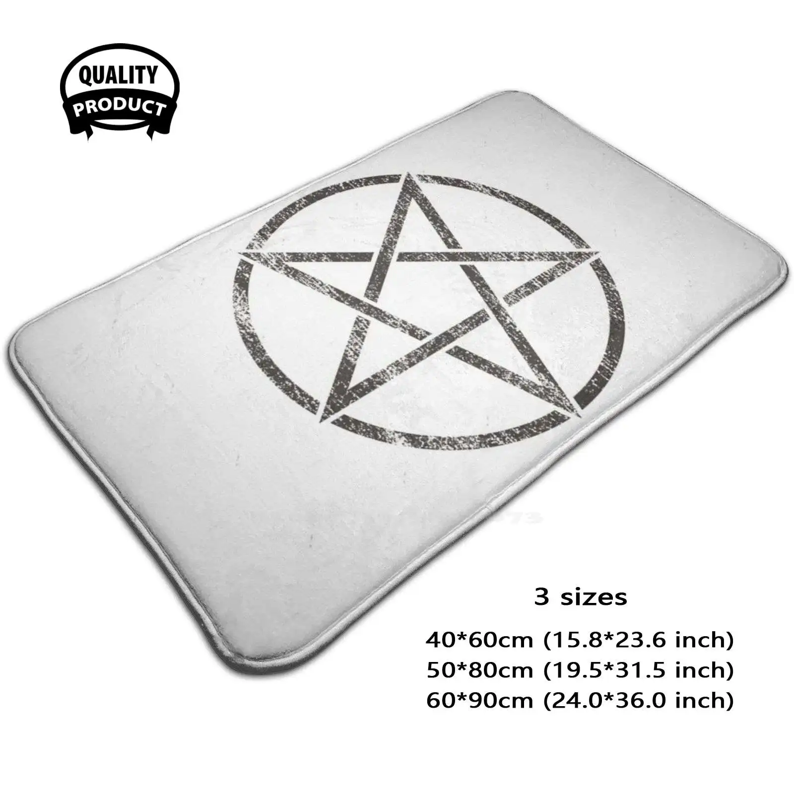 Worn Pentagram Soft Cushion Home Carpet Door Mat Car Rug Pentagram Occult Devil Gothic Pagan Satanic 666 Dark Funny Goat Horror
Worn Pentagram Soft Cushion Home Carpet Door Mat Car Rug Pentagram Occult Devil Gothic Pagan Satanic 666 Dark Funny Goat Horror