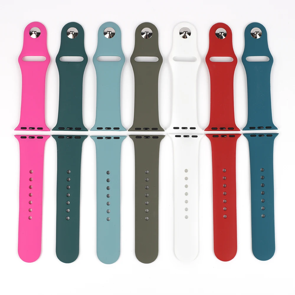 Silicone Strap Loop for Watch 44mm 40mm 38mm 42mm Women Men Brand Watchband Bracelet for 6 SE 5 4 3
Silicone Strap Loop for Watch 44mm 40mm 38mm 42mm Women Men Brand Watchband Bracelet for 6 SE 5 4 3