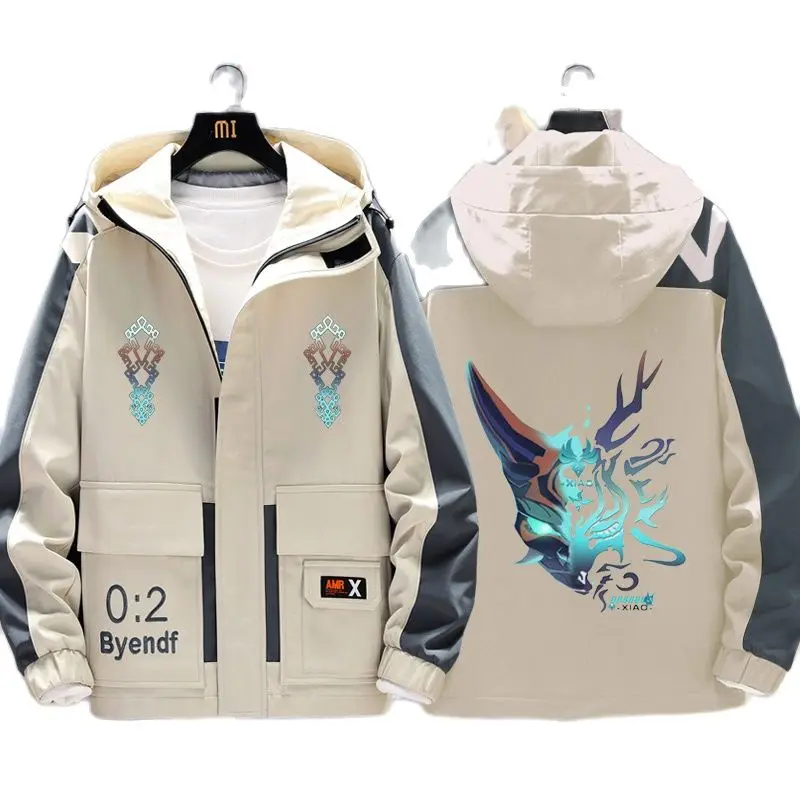 Game Genshin Impact Cosplay Costume Xiao Unisex Hoodie Zipper Hooded Sweatshirt Top Coat Long sleeve jacket coat Game clothes
Game Genshin Impact Cosplay Costume Xiao Unisex Hoodie Zipper Hooded Sweatshirt Top Coat Long sleeve jacket coat Game clothes