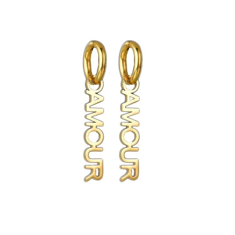 Custom Earrings For Women Stainless Steel Handmade Stud Earrings Gift Customized Personalized Earrings Letters Eardrop
Custom Earrings For Women Stainless Steel Handmade Stud Earrings Gift Customized Personalized Earrings Letters Eardrop