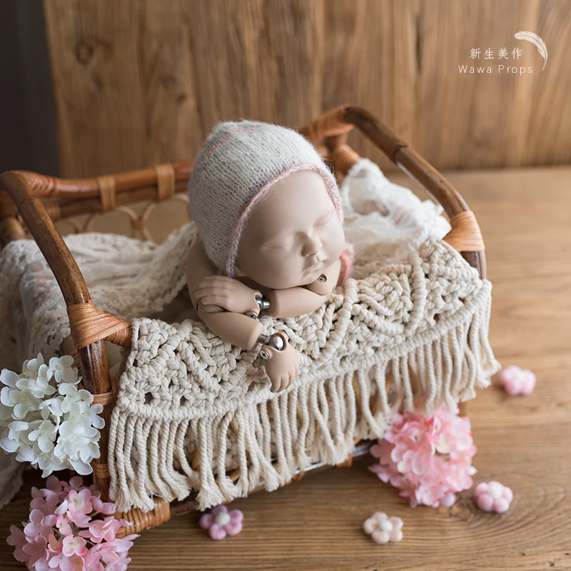 Baby photography prop pomi cotton white tassel woven flower mat/baby baby photo
Baby photography prop pomi cotton white tassel woven flower mat/baby baby photo