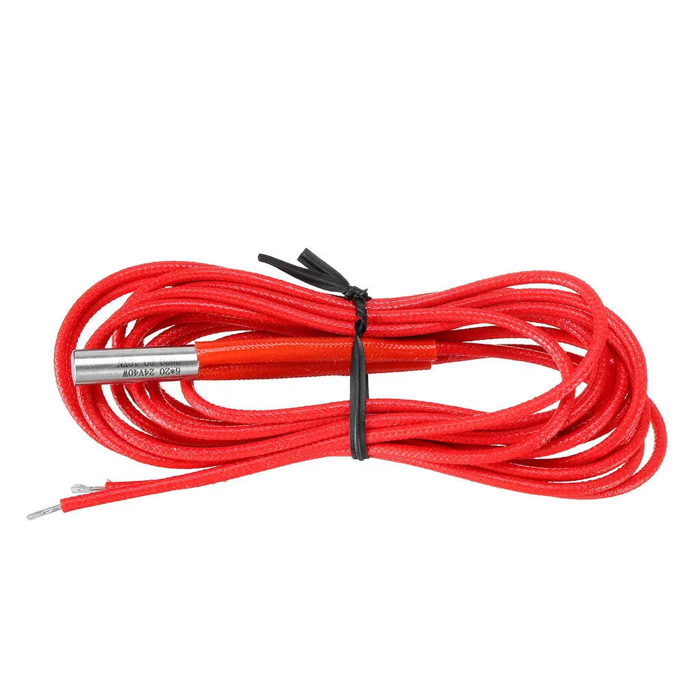 2pcs Creality 3D 24V 40W 6*20mm Heating Tube Cartridge Heaters For Ender-3 V2 Ender-5 CR-10 V2 V3 CR-10S Pro 3D Printer parts
2pcs Creality 3D 24V 40W 6*20mm Heating Tube Cartridge Heaters For Ender-3 V2 Ender-5 CR-10 V2 V3 CR-10S Pro 3D Printer parts