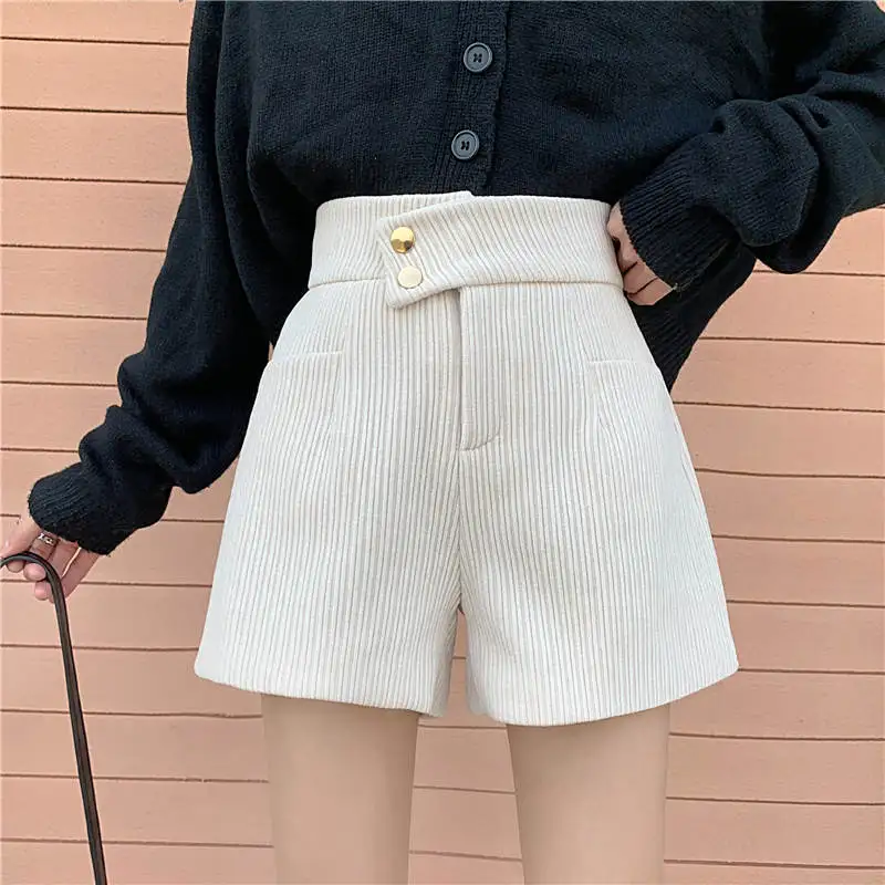 Plus Size 5XL Corduroy High Waist Office Shorts For Women Fall/Winter Loose All Match Sexy Fashion Wide Leg Casual Shorts C7736
Plus Size 5XL Corduroy High Waist Office Shorts For Women Fall/Winter Loose All Match Sexy Fashion Wide Leg Casual Shorts C7736