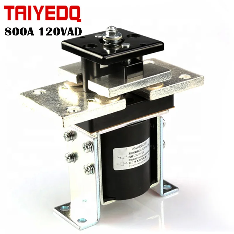 ASW800 120VDC 800A 1NO(Normally open) Used in Electrical Carrier Solenoid Contactor, SPST IP50 AOKAI DC Contactor
ASW800 120VDC 800A 1NO(Normally open) Used in Electrical Carrier Solenoid Contactor, SPST IP50 AOKAI DC Contactor