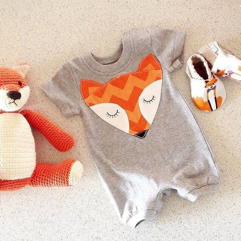 Newborn Baby Boys Girls Fox Romper Jumpsuit Outfit Kids Baby Boy girls Clothes Summer Short sleeve Playsuit Outfits
Newborn Baby Boys Girls Fox Romper Jumpsuit Outfit Kids Baby Boy girls Clothes Summer Short sleeve Playsuit Outfits