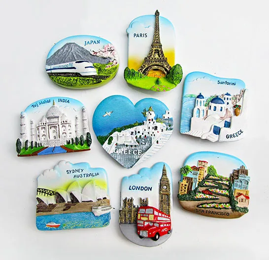 BaliGreece Paris Japan London Sydeny America Countries Around The World Tourism 3D Resin Stereo Refrigerator Magnet Decor
BaliGreece Paris Japan London Sydeny America Countries Around The World Tourism 3D Resin Stereo Refrigerator Magnet Decor