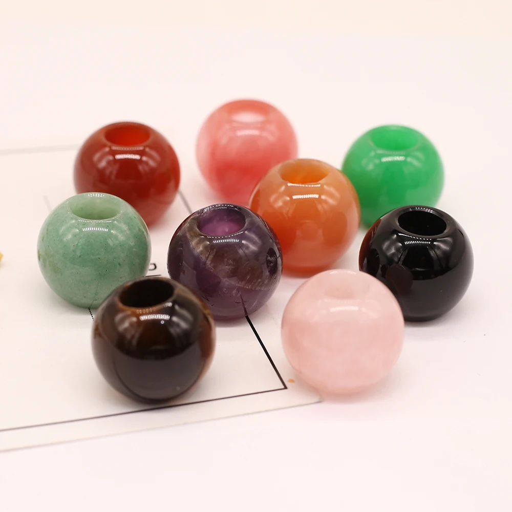 5 PCS Random Color Natural Stone Pendant Macroporous Beads 20x17mm-8mm DIY for Jewelry Making Necklaces Accessories Gift Earings
5 PCS Random Color Natural Stone Pendant Macroporous Beads 20x17mm-8mm DIY for Jewelry Making Necklaces Accessories Gift Earings