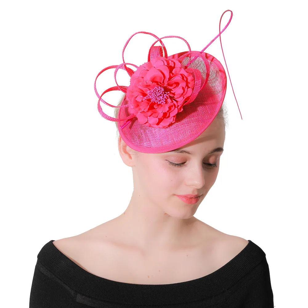Sinamy Ladies Party Vintage Hot Pink Fascinators Hats Headbands Women Elegant Ladies Headwear With Fancy Flower Accessories
Sinamy Ladies Party Vintage Hot Pink Fascinators Hats Headbands Women Elegant Ladies Headwear With Fancy Flower Accessories