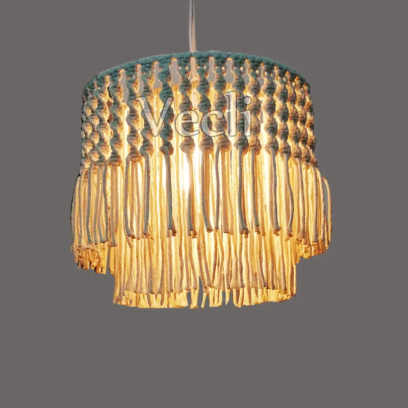 Modern Bohemia Chandelier Light Cotton Rope Table Light Balcony Living Room Pendant Lamp Creative Hanging Lamp
Modern Bohemia Chandelier Light Cotton Rope Table Light Balcony Living Room Pendant Lamp Creative Hanging Lamp