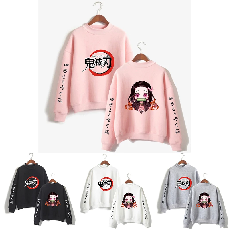 Japanese Anime High Collar Hoodies Demon Slayer Costume Men Women Capless Sweatshirts Long Sleeve Hoodie Pullover Tops Plus Size
Japanese Anime High Collar Hoodies Demon Slayer Costume Men Women Capless Sweatshirts Long Sleeve Hoodie Pullover Tops Plus Size