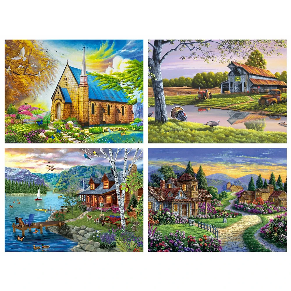 Full Square/Round Diamond Painting 5d House Mosaic Picture DIY Diamond Embroidery Landscape Home Decor Craft Kit
Full Square/Round Diamond Painting 5d House Mosaic Picture DIY Diamond Embroidery Landscape Home Decor Craft Kit