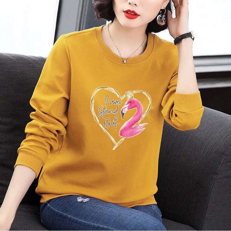 Spring Autumn Style Cotton Women's Sweater Loose Printed O-Neck Long Sleeve Loose Casual Sweatshirt AA4033
Spring Autumn Style Cotton Women's Sweater Loose Printed O-Neck Long Sleeve Loose Casual Sweatshirt AA4033