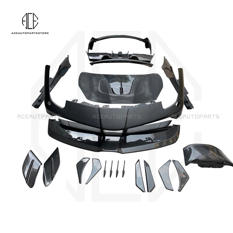 For Ferrari 488 GTB Body Kit for Front Rear Bumper lips Side Skirts Spoiler Wing Front Engine Hood Misa Style
For Ferrari 488 GTB Body Kit for Front Rear Bumper lips Side Skirts Spoiler Wing Front Engine Hood Misa Style