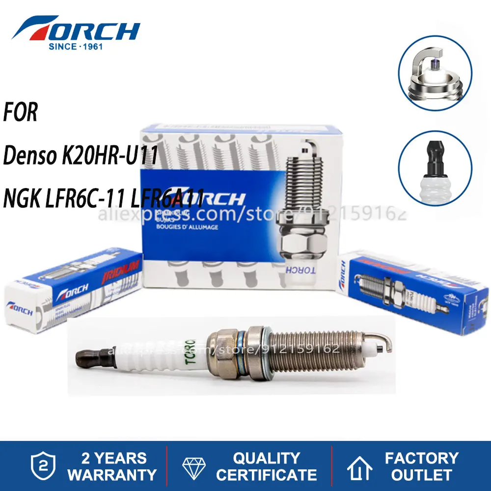 Автоматическая Свеча зажигания, совместимая с свечой LFR6C LFR5A LFR6A11 Denso K20HR IKH16 K16HPR FR8ME система зажигания
Автоматическая Свеча зажигания, совместимая с свечой LFR6C LFR5A LFR6A11 Denso K20HR IKH16 K16HPR FR8ME система зажигания