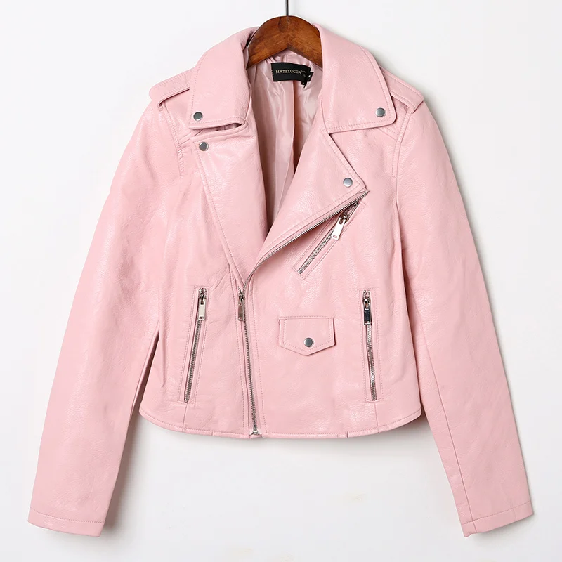 Autumn New Short Faux Soft Leather Jacket Women Fashion Zipper Motorcycle PU Leather Jacket Ladies Basic Street Coat 2020
Autumn New Short Faux Soft Leather Jacket Women Fashion Zipper Motorcycle PU Leather Jacket Ladies Basic Street Coat 2020