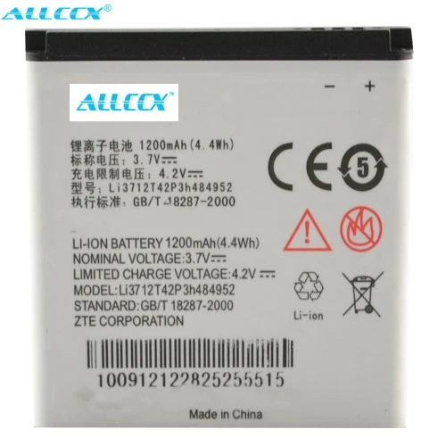 Аккумулятор ALLCCX Li3712T42P3h484952 для ZTE V880 (Вторая версия V795, U880S2, V793, V880S2, отличное качество
Аккумулятор ALLCCX Li3712T42P3h484952 для ZTE V880 (Вторая версия V795, U880S2, V793, V880S2, отличное качество