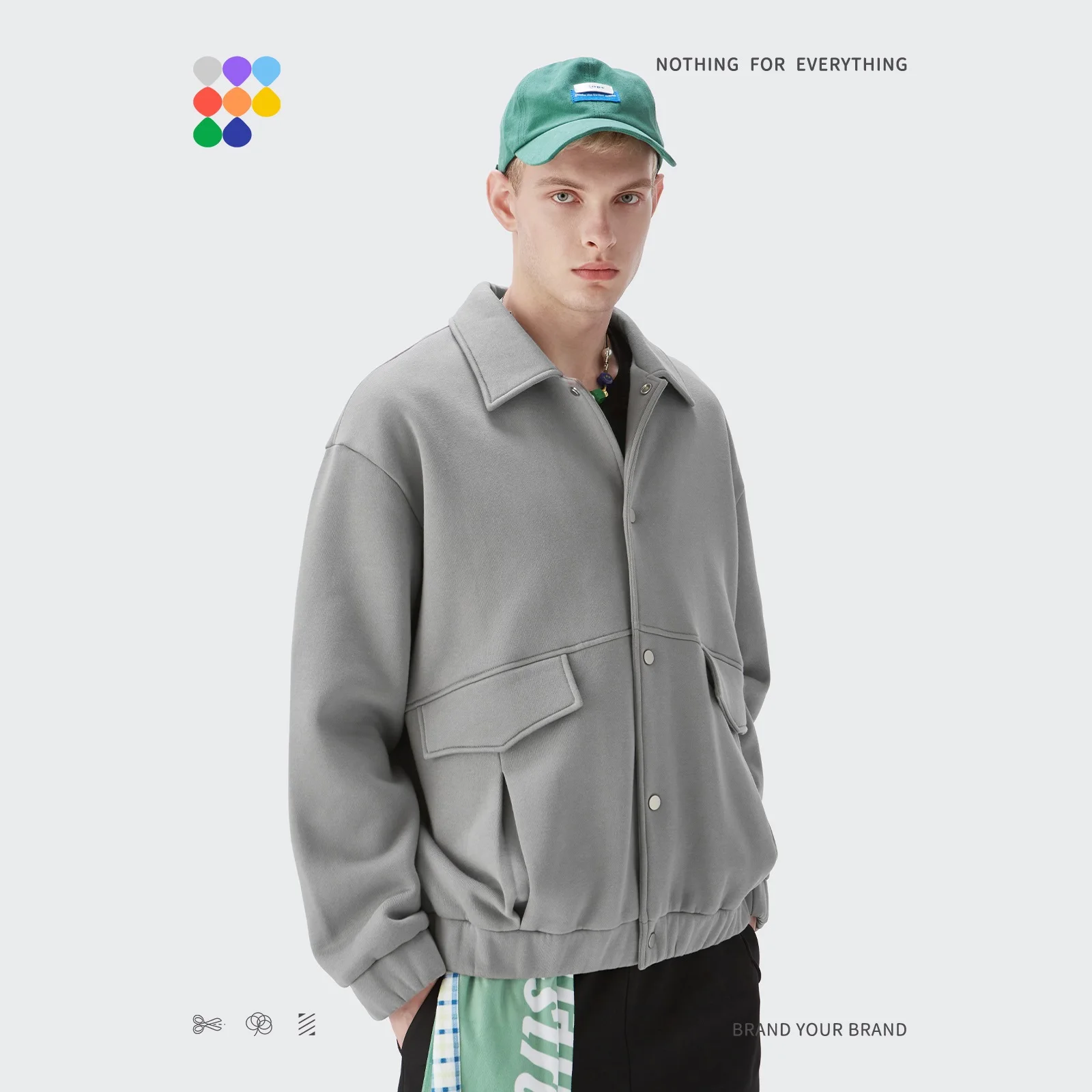 Alt Basic Men's Winter Fashion Outdoor Jacket Unisex Thick Fleece Jacket Coat Warm Plain Single Breasted Outwear Couple 5004W21
Alt Basic Men's Winter Fashion Outdoor Jacket Unisex Thick Fleece Jacket Coat Warm Plain Single Breasted Outwear Couple 5004W21