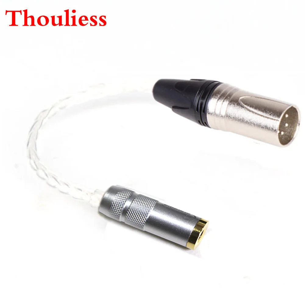 Кабель-переходник Thoulies HIFI, монокристаллический, серебристый, 3,5 мм TRRS, сбалансированный разъем на 4pin XLR, 3,5-XLR
Кабель-переходник Thoulies HIFI, монокристаллический, серебристый, 3,5 мм TRRS, сбалансированный разъем на 4pin XLR, 3,5-XLR