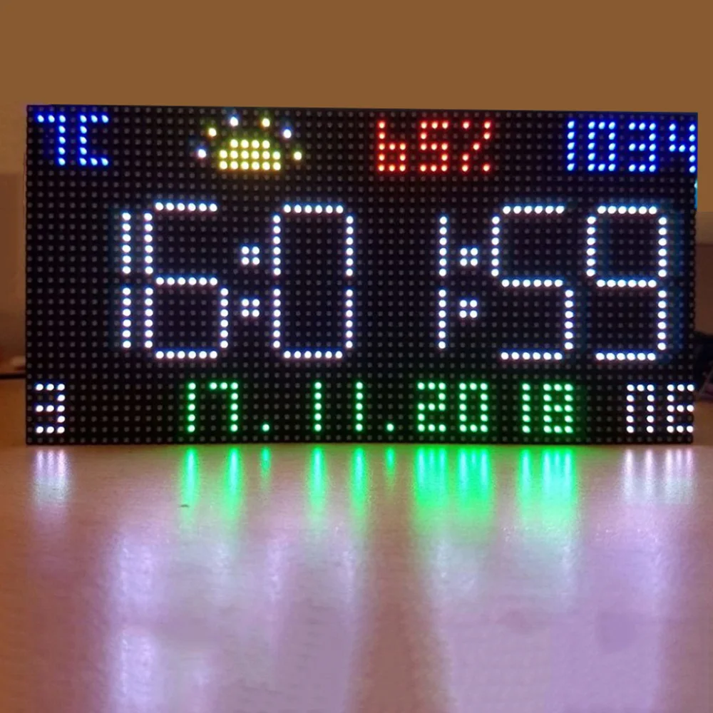 P2.5LED Matrix Unit Board 64 * 32 Pixels 1/16 Scanning Indoor SMD2121 Full Color Display Module 160 * 80mm Size
P2.5LED Matrix Unit Board 64 * 32 Pixels 1/16 Scanning Indoor SMD2121 Full Color Display Module 160 * 80mm Size
