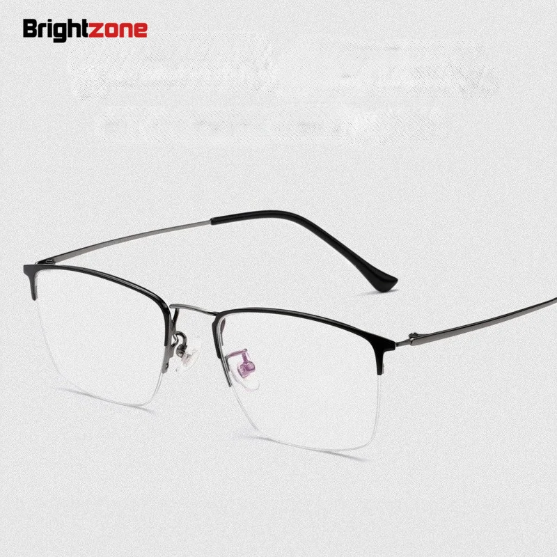 New Pure Titanium Fashion Half Rim Spectacle Frame Business Optical Men Sight Glasses Glass Wholesale Eyeglasses Gozluk Brillen 
New Pure Titanium Fashion Half Rim Spectacle Frame Business Optical Men Sight Glasses Glass Wholesale Eyeglasses Gozluk Brillen