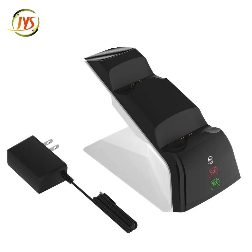LED Indicator Fast Charging Dual Slot Dock Charger Station Stand Base Power Supply & AC Adapter for PS5 Wireless Game Controller
LED Indicator Fast Charging Dual Slot Dock Charger Station Stand Base Power Supply & AC Adapter for PS5 Wireless Game Controller