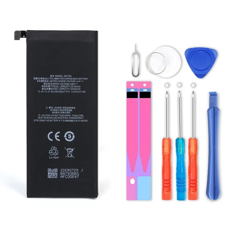2PCS/3400mAh BA793 Battery For Meizu Pro 7 Plus BA793 M793Q M793M M793H Phone Batteries+Tools
2PCS/3400mAh BA793 Battery For Meizu Pro 7 Plus BA793 M793Q M793M M793H Phone Batteries+Tools