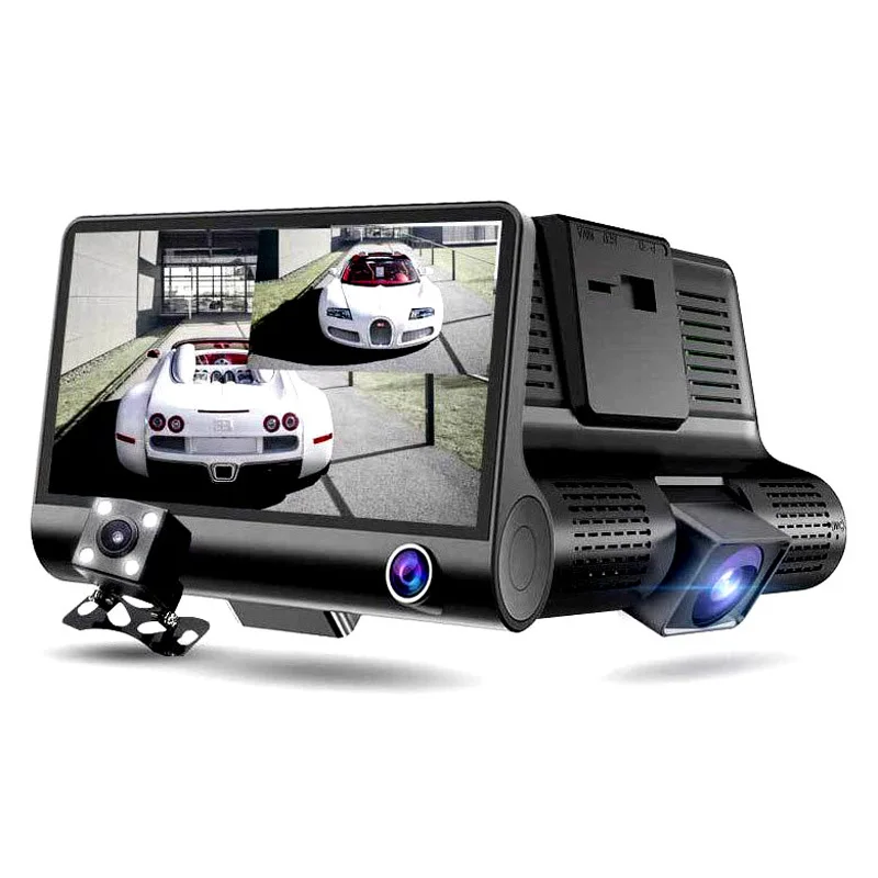 ANSHILONG 1080P Car Video Recorder Front / Interior / Rear 3 Cameras Dual Recording DVR
ANSHILONG 1080P Car Video Recorder Front / Interior / Rear 3 Cameras Dual Recording DVR