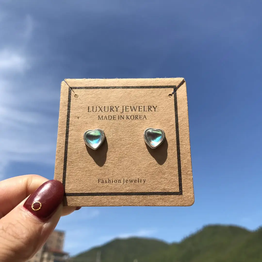 Korean Fashion Simple Moonstone Stud Earrings Charm Women's Stud Earrings Elegant Girl Daily Matching Party Jewelry
Korean Fashion Simple Moonstone Stud Earrings Charm Women's Stud Earrings Elegant Girl Daily Matching Party Jewelry