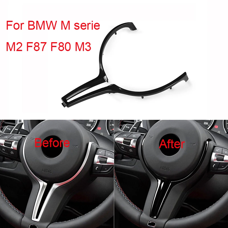 Наклейка из АБС-пластика с цветным покрытием для BMW M2 F87 M3 F80 M4 F83 F10 M5 F06 F12 F13 M6 14-18 отделка рулевого колеса
Наклейка из АБС-пластика с цветным покрытием для BMW M2 F87 M3 F80 M4 F83 F10 M5 F06 F12 F13 M6 14-18 отделка рулевого колеса