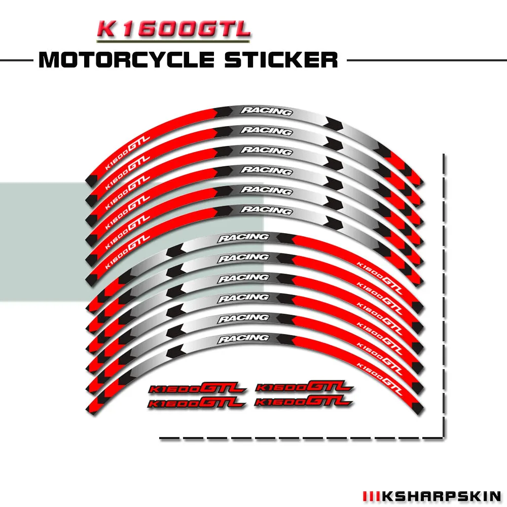 Motorcycle wheel reflective color stickers waterproof and sunscreen suitable for BMW K1600GTL K1600 GTL
Motorcycle wheel reflective color stickers waterproof and sunscreen suitable for BMW K1600GTL K1600 GTL