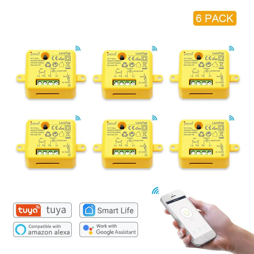 Wifi Switch DIY Wireless Remote Domotica Light Smart Home Automation Relay Module Controller Work with Alexa Google Assistant
Wifi Switch DIY Wireless Remote Domotica Light Smart Home Automation Relay Module Controller Work with Alexa Google Assistant