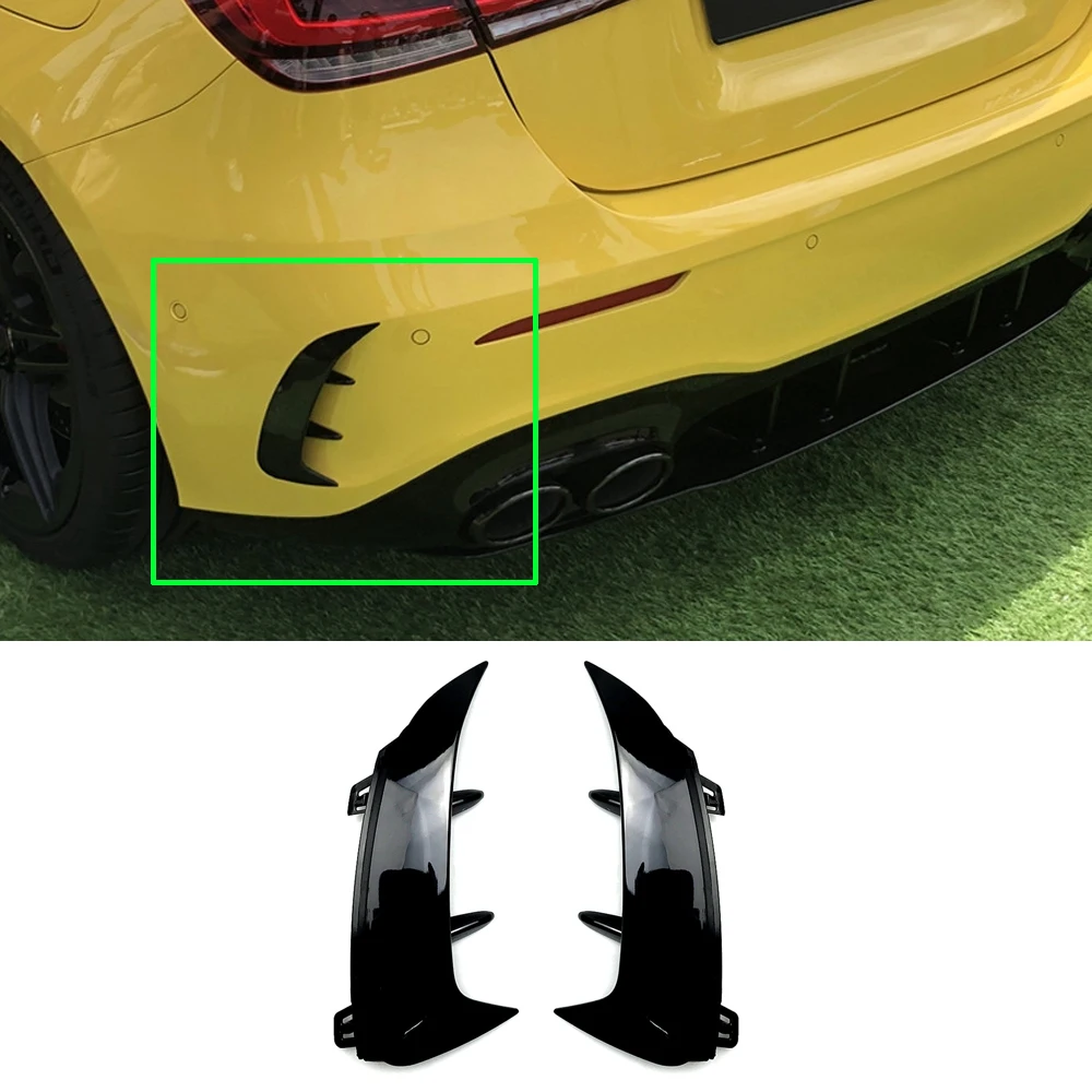 Rear Car Splitter Canard Gloss Black ABS for Mercedes A class W177 3-BOX & 2-BOX Carbon Print Canards Carbon Print
Rear Car Splitter Canard Gloss Black ABS for Mercedes A class W177 3-BOX & 2-BOX Carbon Print Canards Carbon Print