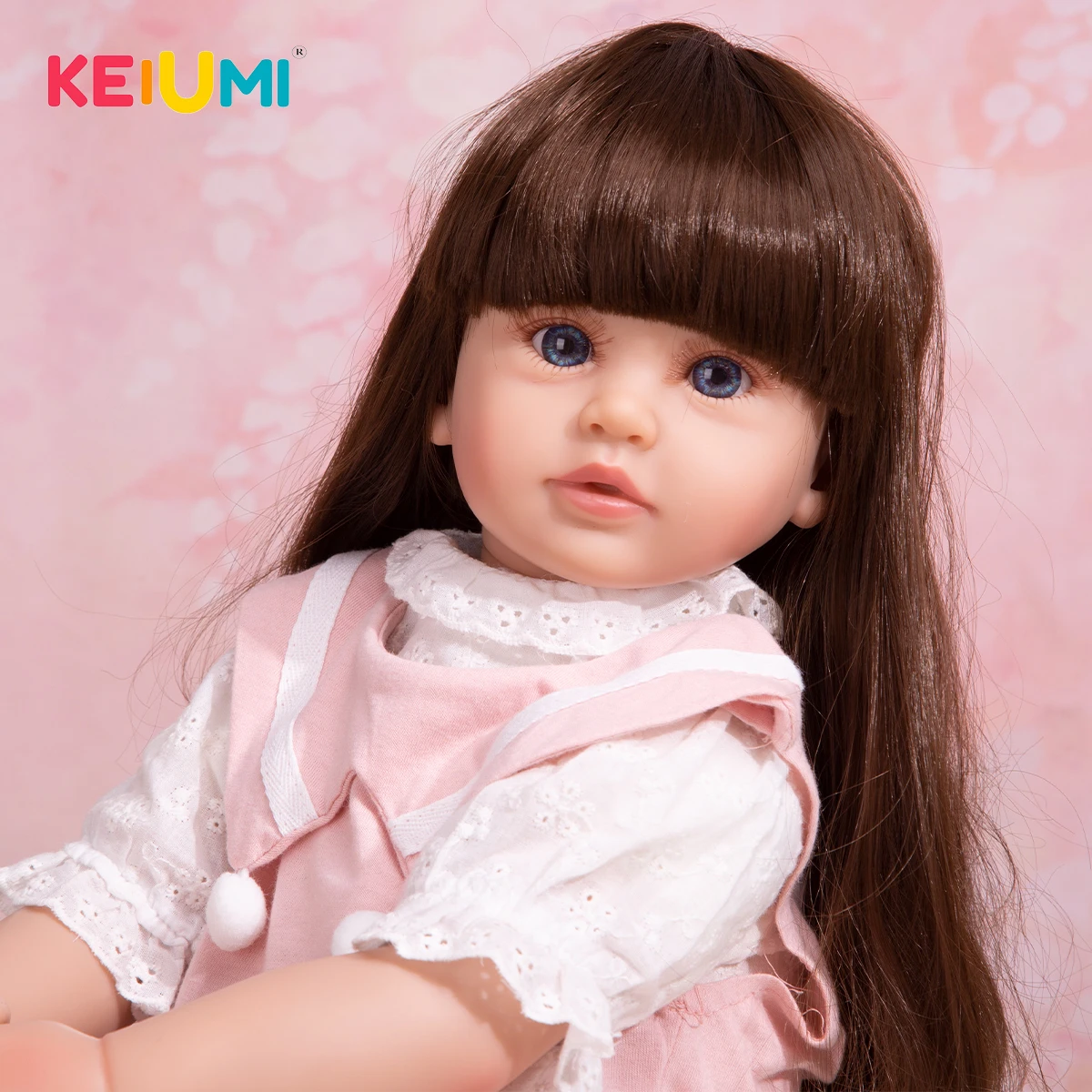 KEIUMI 24 Inch New Fashion Beautiful Baby Girl Lotus Leaf Collar Bodysuit Soft Touch Alive Reborn Baby Doll
KEIUMI 24 Inch New Fashion Beautiful Baby Girl Lotus Leaf Collar Bodysuit Soft Touch Alive Reborn Baby Doll