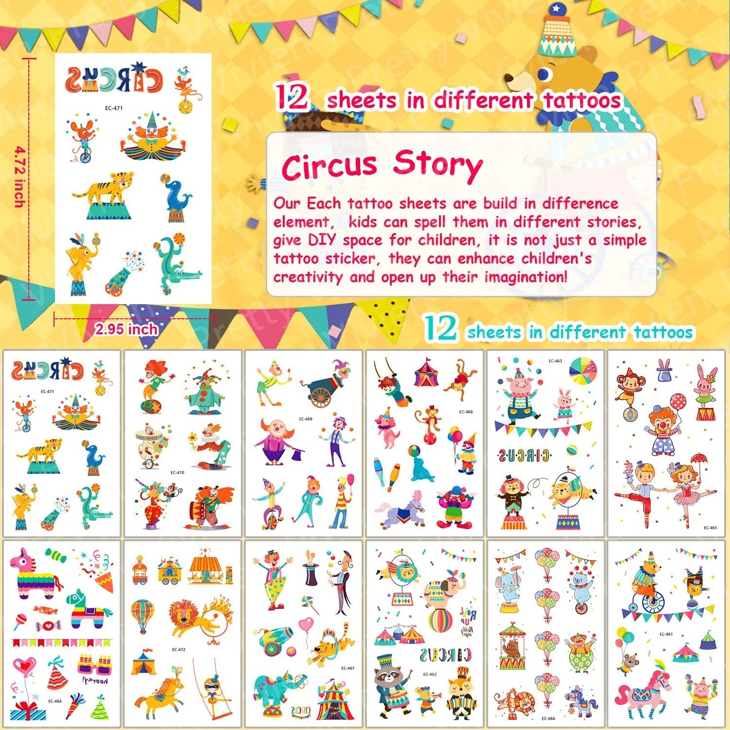 12pcs Fake Tattoo Stickers Cartoon Temporary Tattoo Kids Children Hands Arm DIY Body Art Tatuaze Dla Dzieci Tatuajes Temporales
12pcs Fake Tattoo Stickers Cartoon Temporary Tattoo Kids Children Hands Arm DIY Body Art Tatuaze Dla Dzieci Tatuajes Temporales