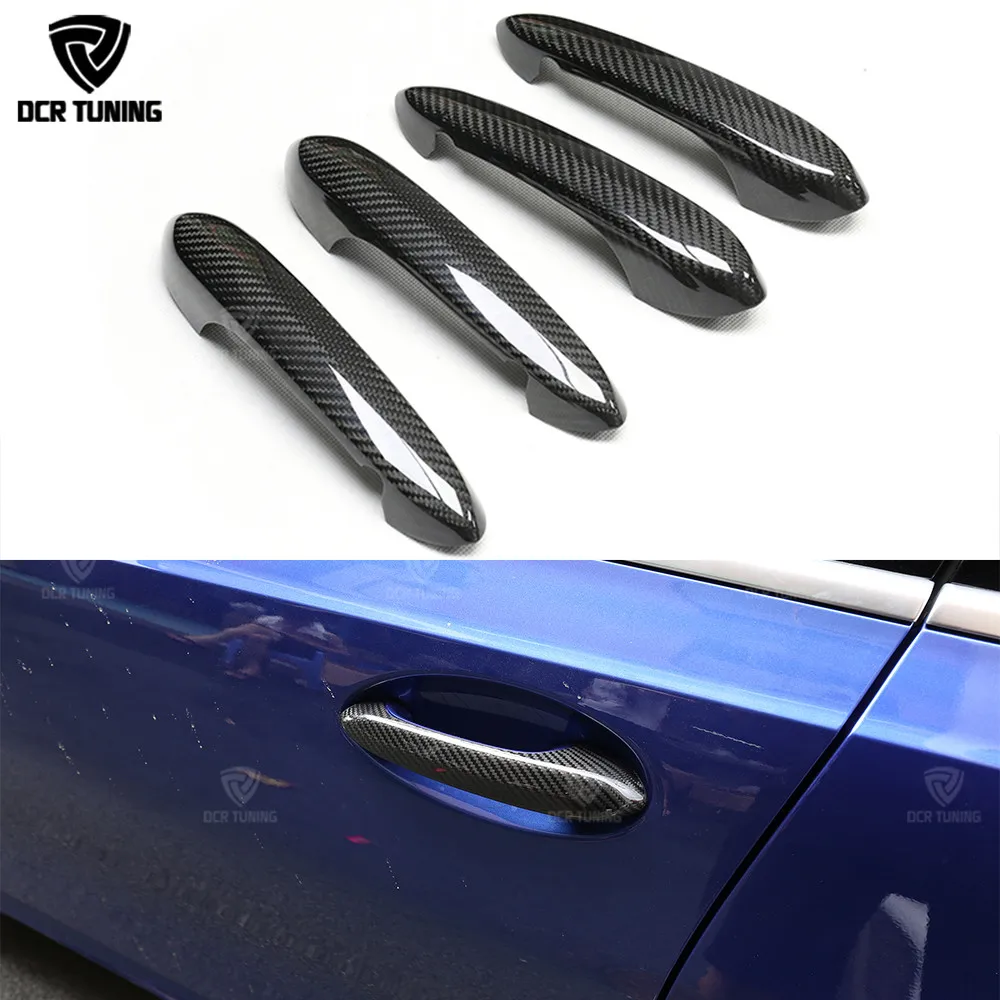 4 Pcs/Set For BMW 1 2 3 5 7 8 Series G20 G30 G11 G15 X3 X4 X5 G01 G02 G05 G06 Dry Carbon Fiber Side Door Handle Cover Trim 2019+
4 Pcs/Set For BMW 1 2 3 5 7 8 Series G20 G30 G11 G15 X3 X4 X5 G01 G02 G05 G06 Dry Carbon Fiber Side Door Handle Cover Trim 2019+