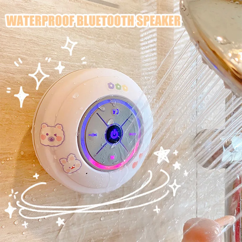 Bathroom Bluetooth-compatibleSpeaker Self-priming Audio Waterproof Wireless Phone Bathing Household Small Portable Cute Audio
Bathroom Bluetooth-compatibleSpeaker Self-priming Audio Waterproof Wireless Phone Bathing Household Small Portable Cute Audio