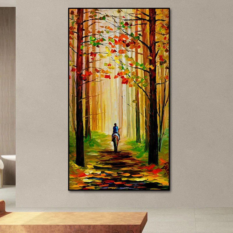 Autumn Landscape Canvas Oil Paintings Tree and Figures Modern Colourful Wall Artwork Poster Pictures Prints Living Room Decor
Autumn Landscape Canvas Oil Paintings Tree and Figures Modern Colourful Wall Artwork Poster Pictures Prints Living Room Decor