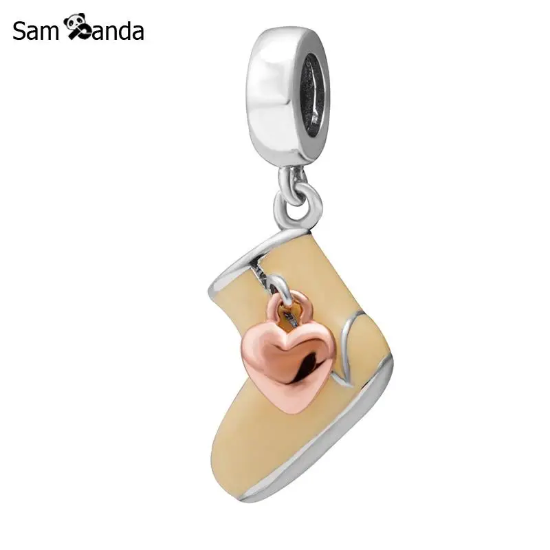2018 Authentic 925 Sterling Silver Charm Snow Boots With Heart Pendant Enamel Beads Fits Pandora Bracelet DIY Gift Women Jewelry
2018 Authentic 925 Sterling Silver Charm Snow Boots With Heart Pendant Enamel Beads Fits Pandora Bracelet DIY Gift Women Jewelry