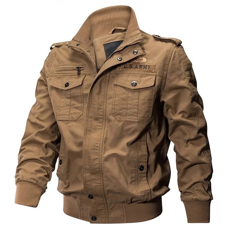 5XL 6XL Military Jacket Men Winter Cotton Coat Men's Pilot Tactical Bomber Jacket Air Force Autumn Casual Cargo Flight Jackets
5XL 6XL Military Jacket Men Winter Cotton Coat Men's Pilot Tactical Bomber Jacket Air Force Autumn Casual Cargo Flight Jackets