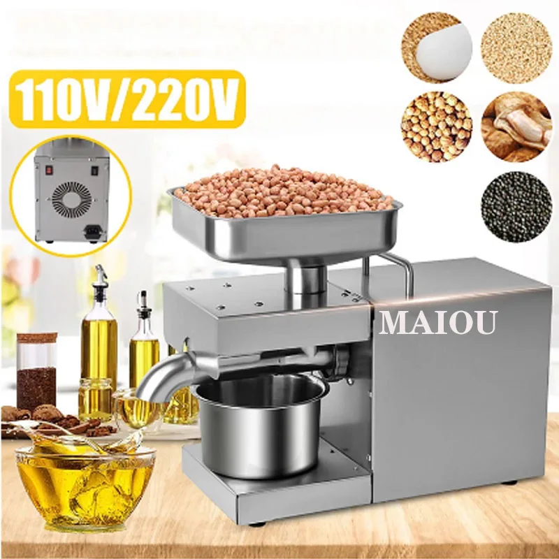 Automatic Cold Oil Pressing Machine Commercial Home Flaxseed Oil Extractor Continuous Peanut Oil Press
Automatic Cold Oil Pressing Machine Commercial Home Flaxseed Oil Extractor Continuous Peanut Oil Press