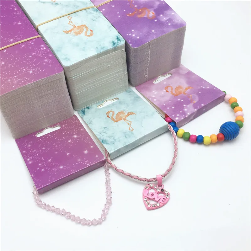 100Pcs Beautiful Paper Necklace Cards Chain Bracelet Packing Displays Cards, 12x5cm Jewelry Cards for Woven Hand Wristband
100Pcs Beautiful Paper Necklace Cards Chain Bracelet Packing Displays Cards, 12x5cm Jewelry Cards for Woven Hand Wristband